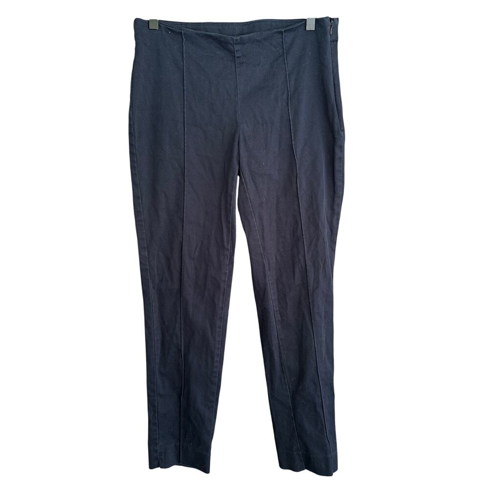 Brooks Brothers Pleat Front Side Zip Pants 2 Navy Blue Career Capsule Preppy